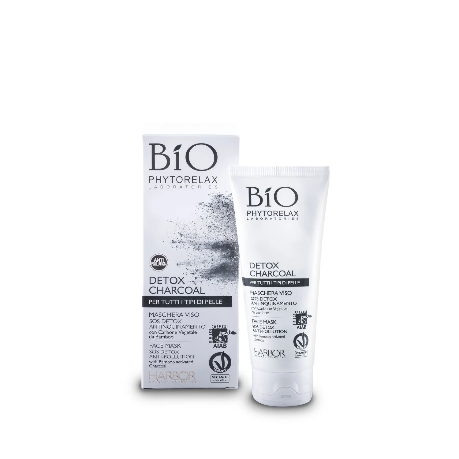 Máscara Facial Detox SOS Vegana e Orgânica para Cuidados com a Pele - Máscara Facial Purificante