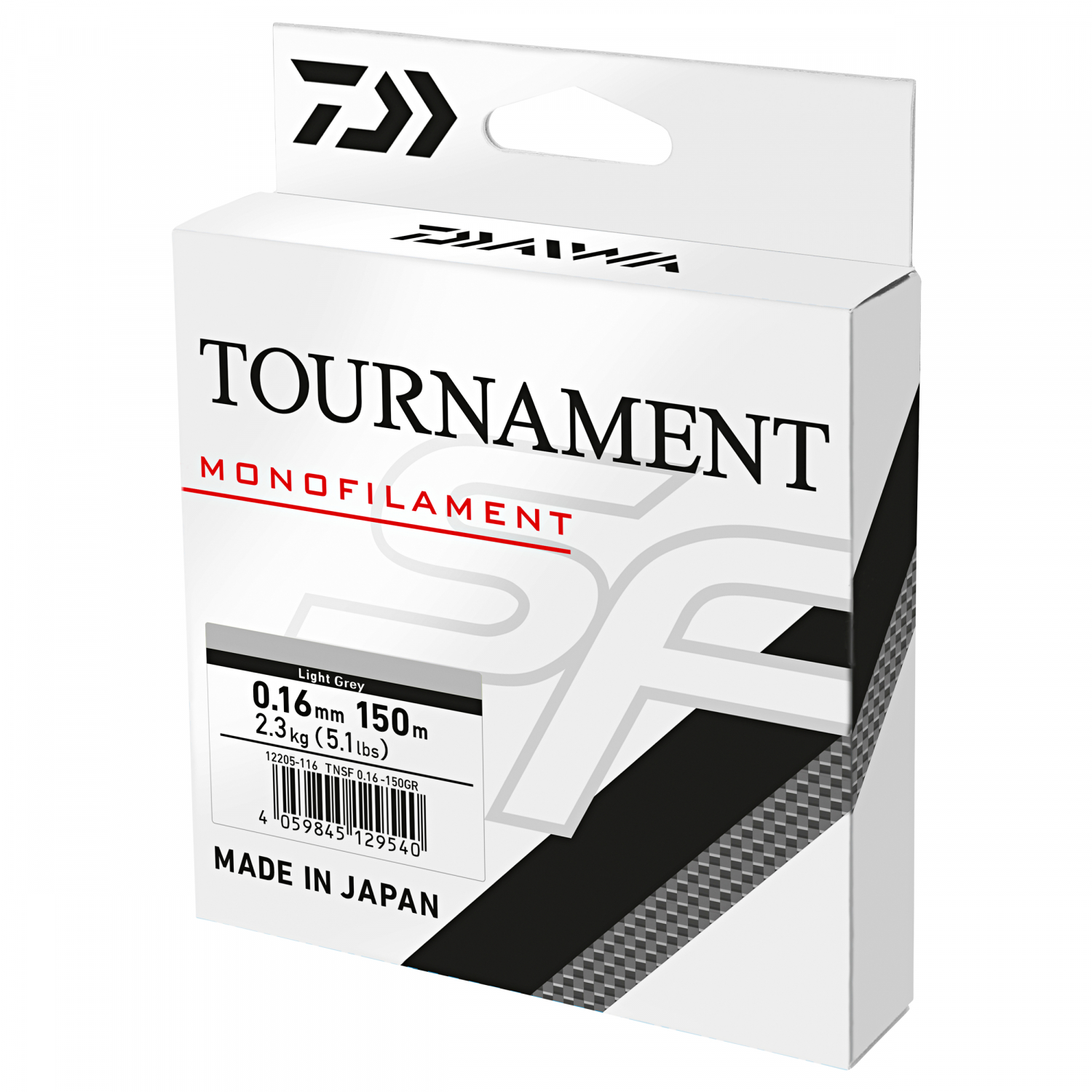 Daiwa Angelschnur Tournament SF Line (3000 m, grau-transparent)