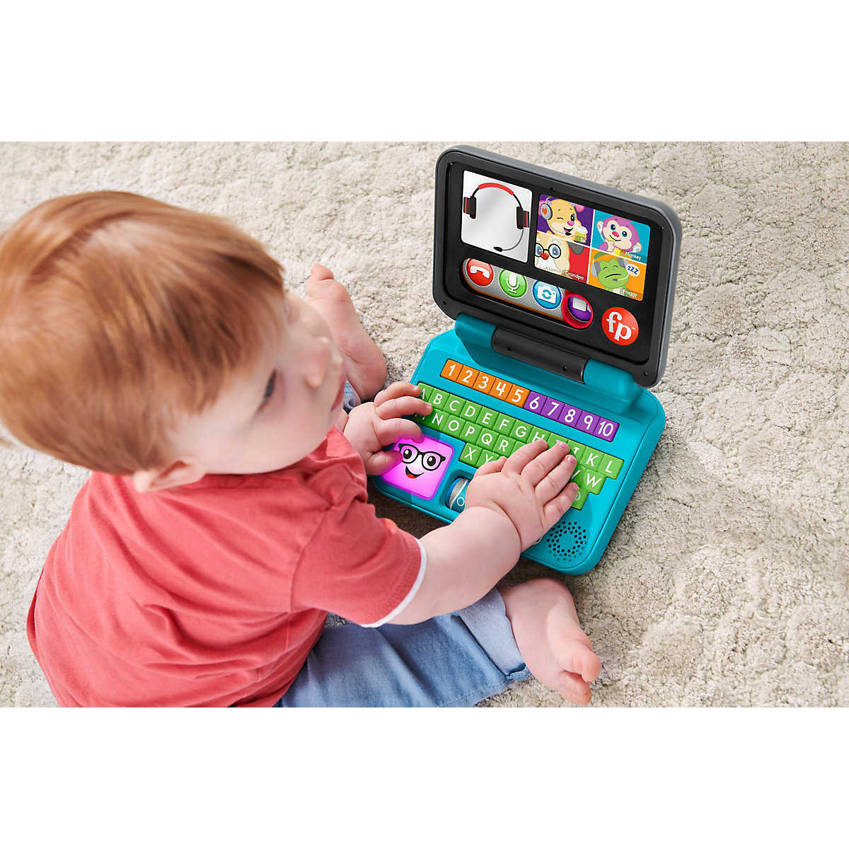 Fisher-Price Lernspaß Homeoffice Laptop Elektronisches Babyspielzeug (deutsche Edition)