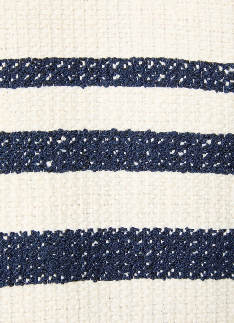Chaqueta corta de tweed Bellmer de LKBennett con bolsillos con solapa.