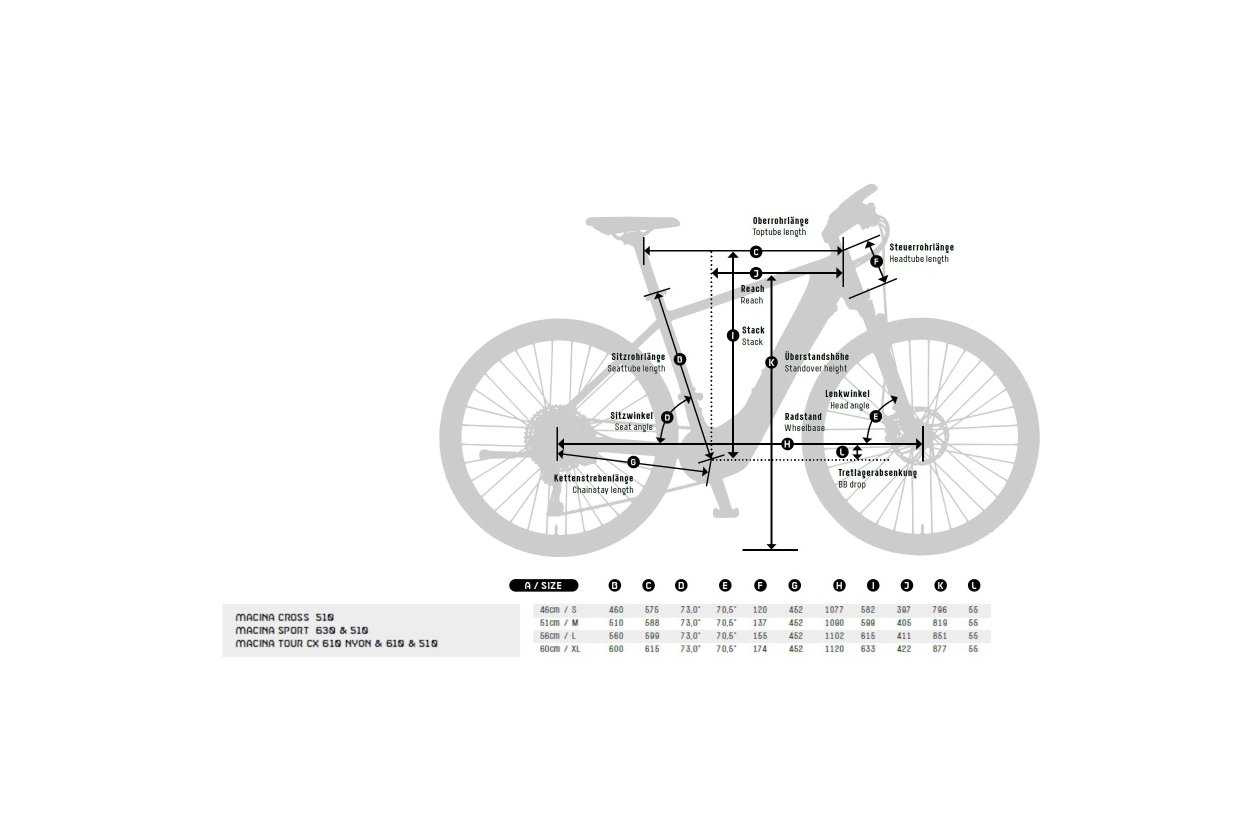 KTM Macina Cross 510 - 500 Wh - 2022 - 28 Zoll - Tiefeinsteiger