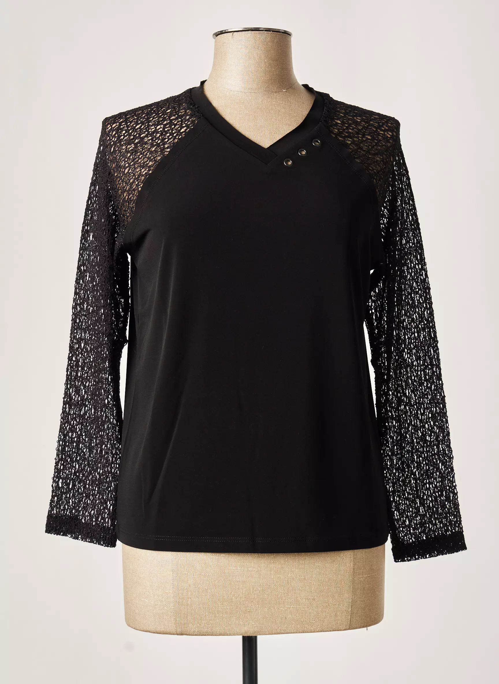 Meri Esca Tshirts Femme couleur noir