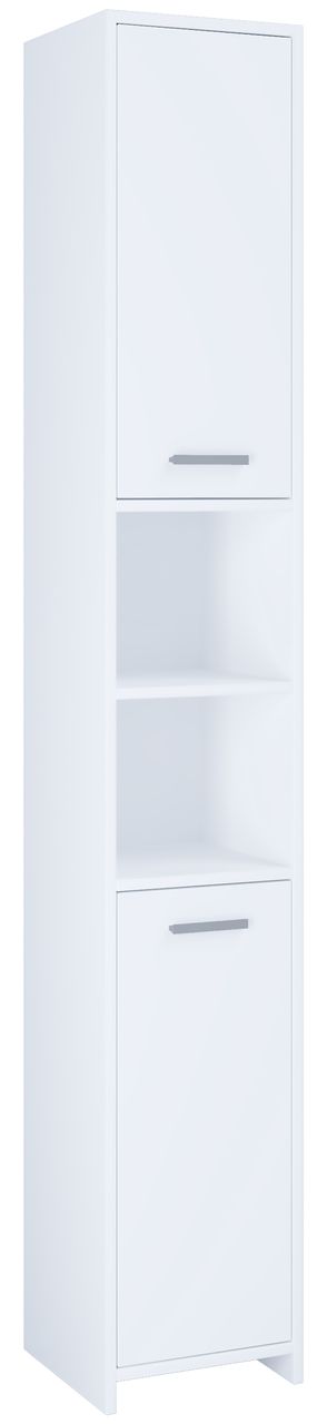 VCM Hochschrank mit 2 offene Regalfächer Zalo L Weiß