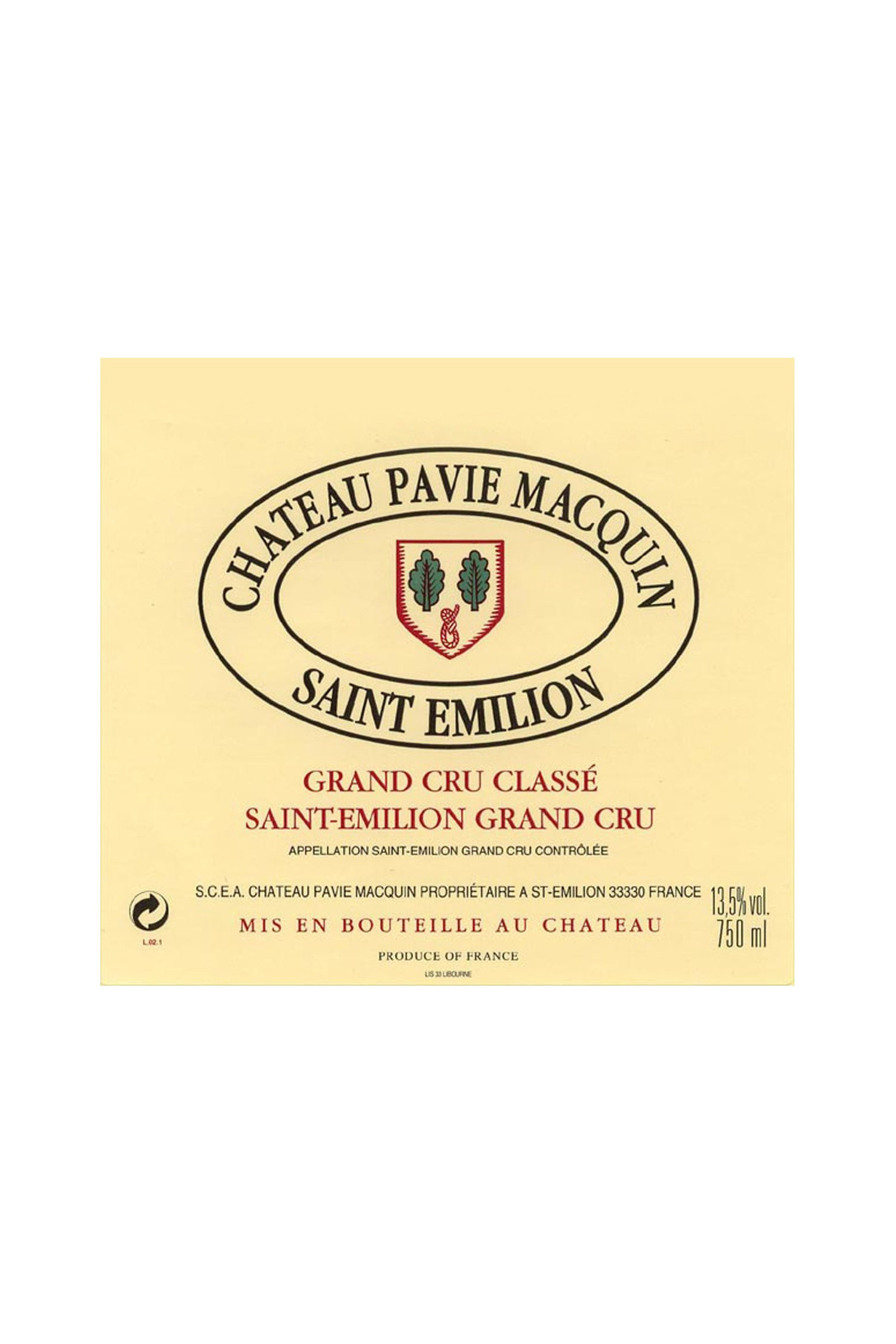 Château Pavie Macquin 1979, Saint Emilion