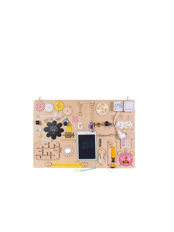 Moni Lernboard Lerntafel Big Holz in rosa günstig kaufen onesize