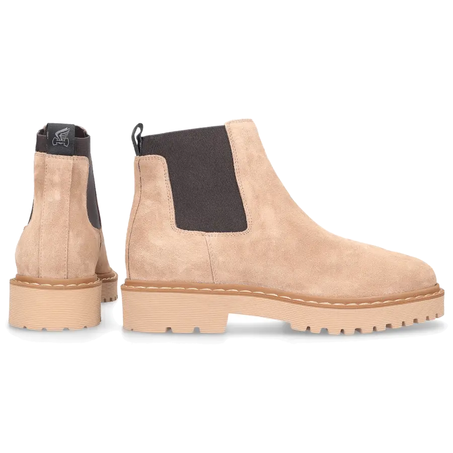 Hogan - Chelsea Boots H543 Kalbsleder - beige