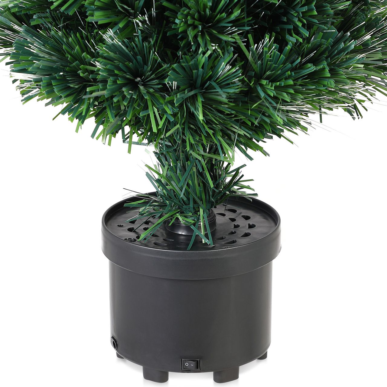Casaria Weihnachtsbaum Glasfaser LED 60cm grün