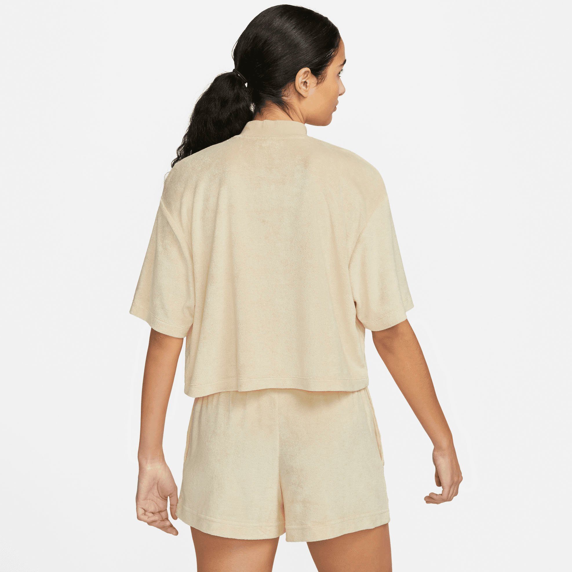 Nike Sportswear T-Shirt W NSW MOCK SS TEE TRRY MS