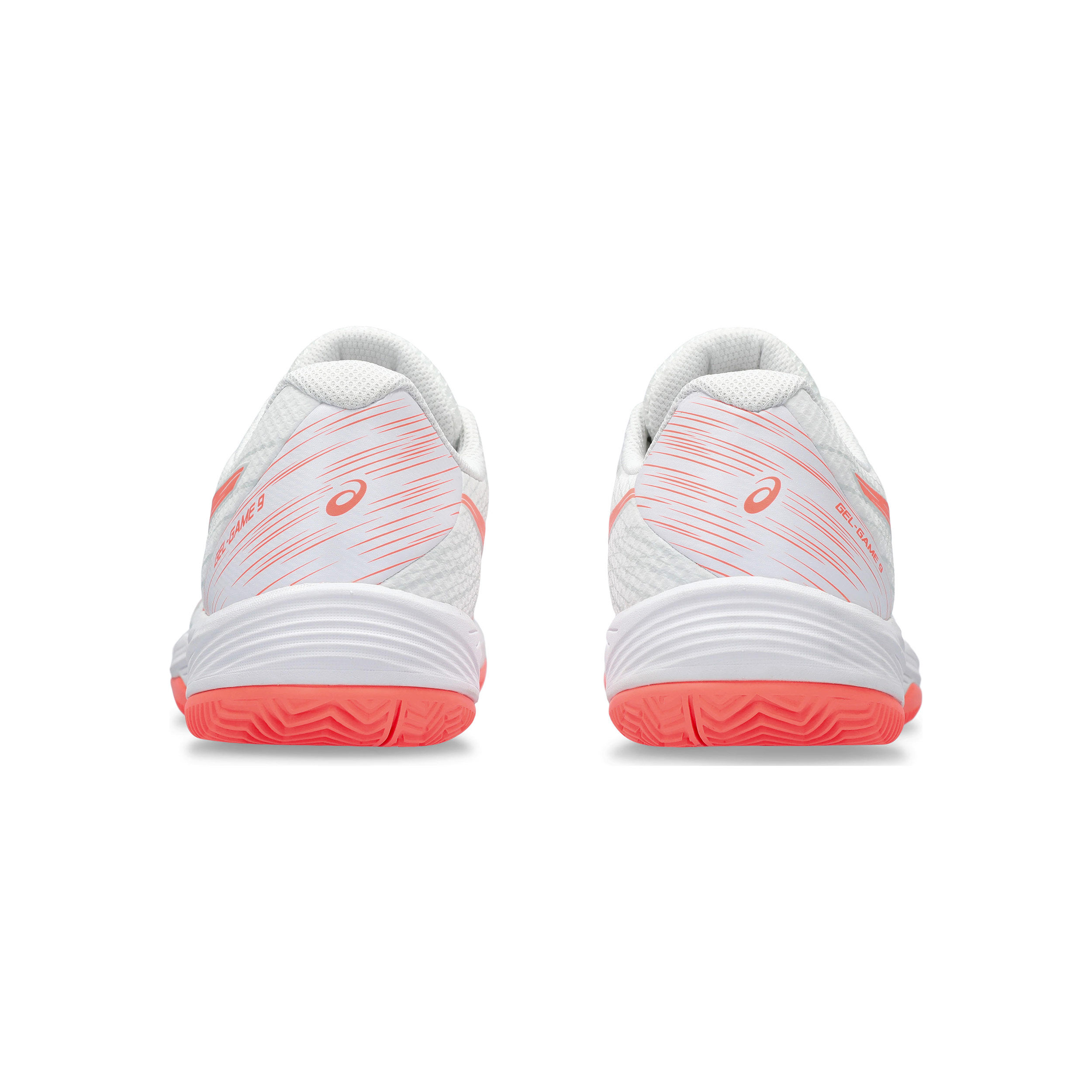 Gel-Game 9 Sandplatzschuh Damen - Weiß, Koralle