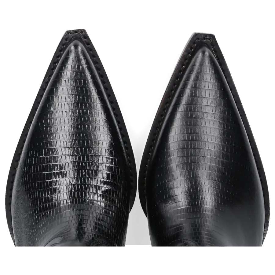 Paris Texas - Cowboystiefel TEXAN KNEE Kalbsleder - schwarz