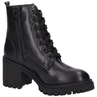 Tom Tailor Schnürstiefelette in schwarz