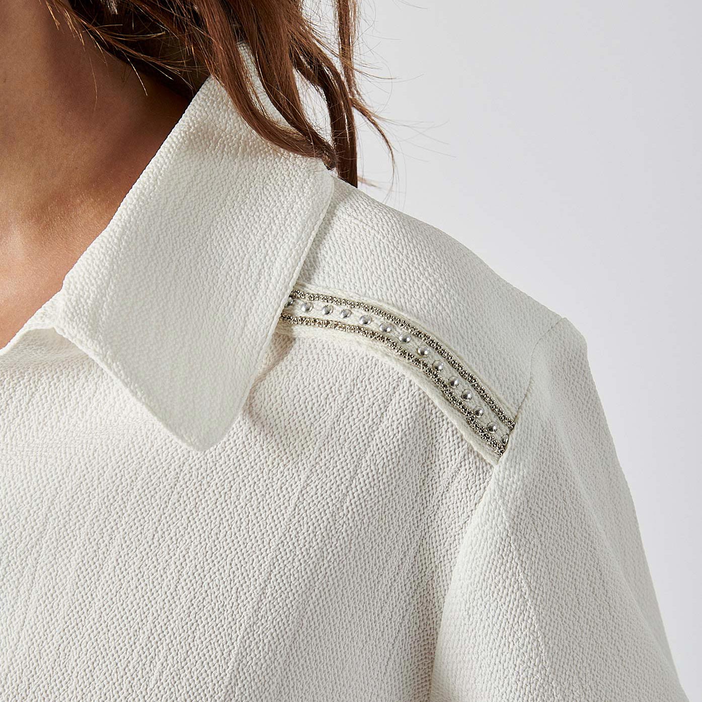 CHAFI  Blouse blanche femme