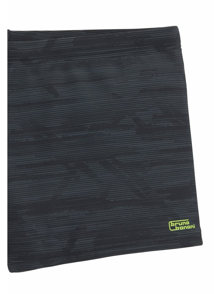 Bruno Banani Boxer-Badehose in schwarz-grau günstig kaufen