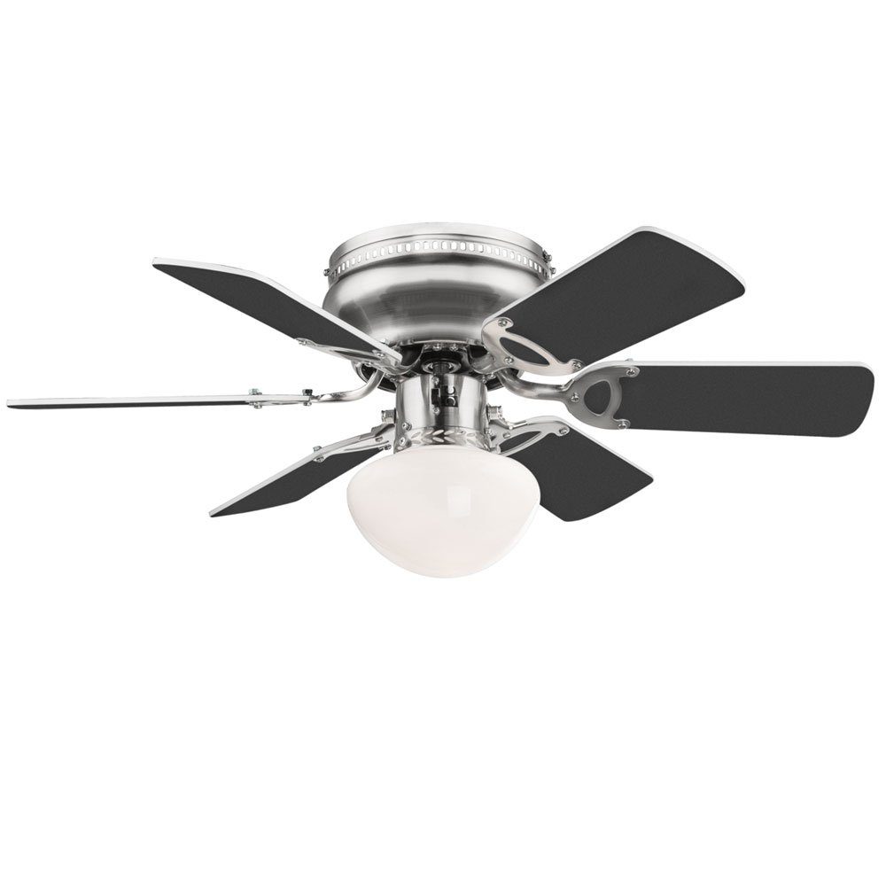 etc-shop Deckenventilator, Deckenventilator mit Licht Fernbedienung 3 Stufen Weiß