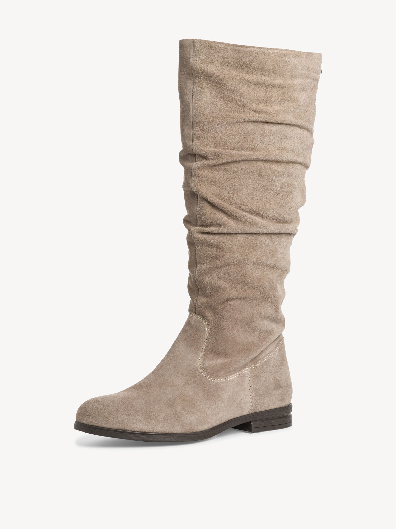 Bottes en cuir - beige
