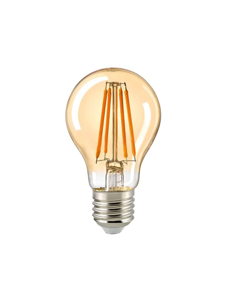Licht-Erlebnisse E27 LED-Leuchtmittel in Warmweiß EEK F A bis G in Gold günstig kaufen onesize