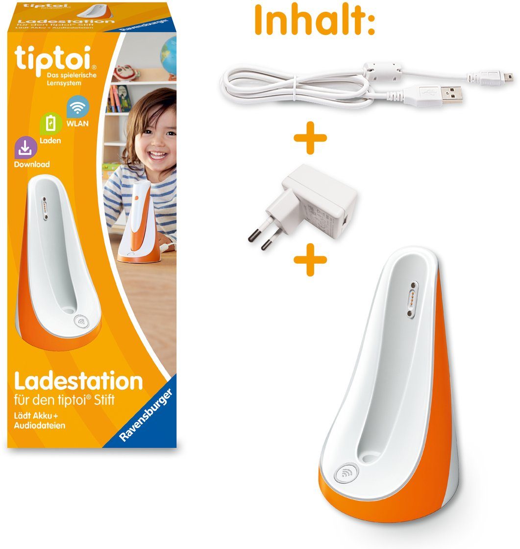 Ravensburger Spiel, tiptoi® Ladestation für Stift, Made in Europe, FSC® - schützt Wald - weltweit
