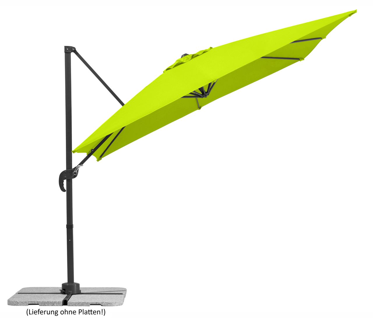 Schneider Schirme Schneider Ampelschirm RHODOS JUNIOR ca. 270 x 270 cm, apfelgrün
