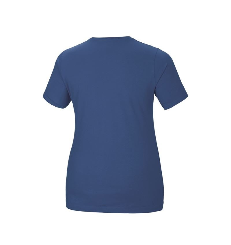 e.s. T-Shirt cotton stretch, Damen, plus fit