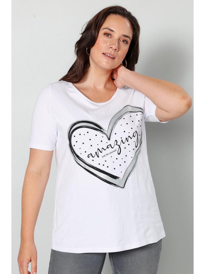 MIAMODA Shirt in weiß günstig kaufen