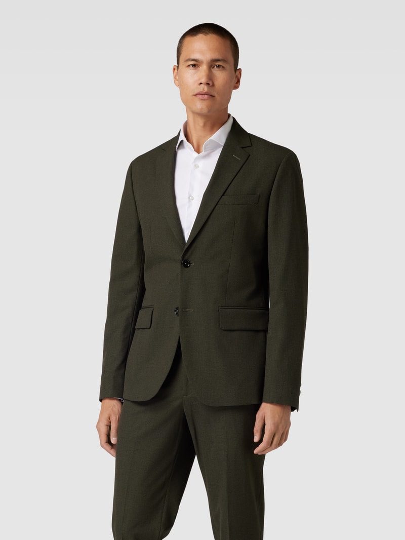 Sakko mit Allover-Muster Modell 'brasilia' in khaki