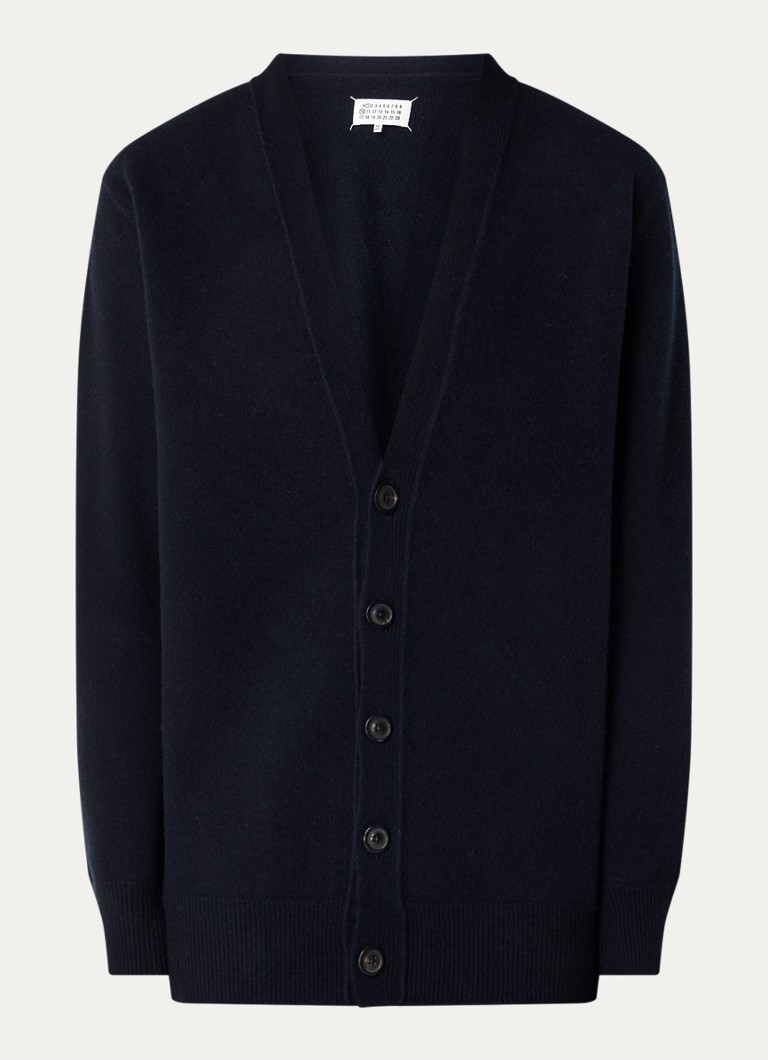 Maison Margiela smalki adīts vilnas kardigans
