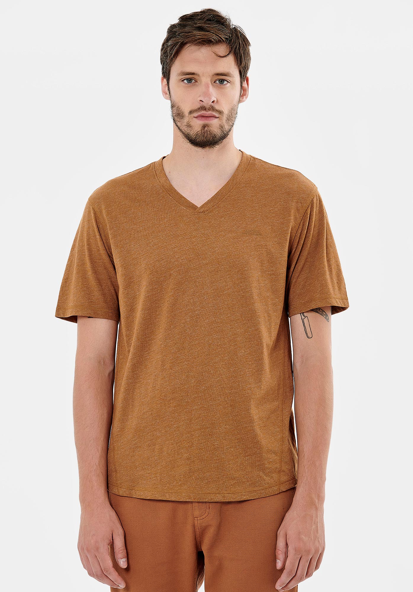 TONE   T-shirt marron homme