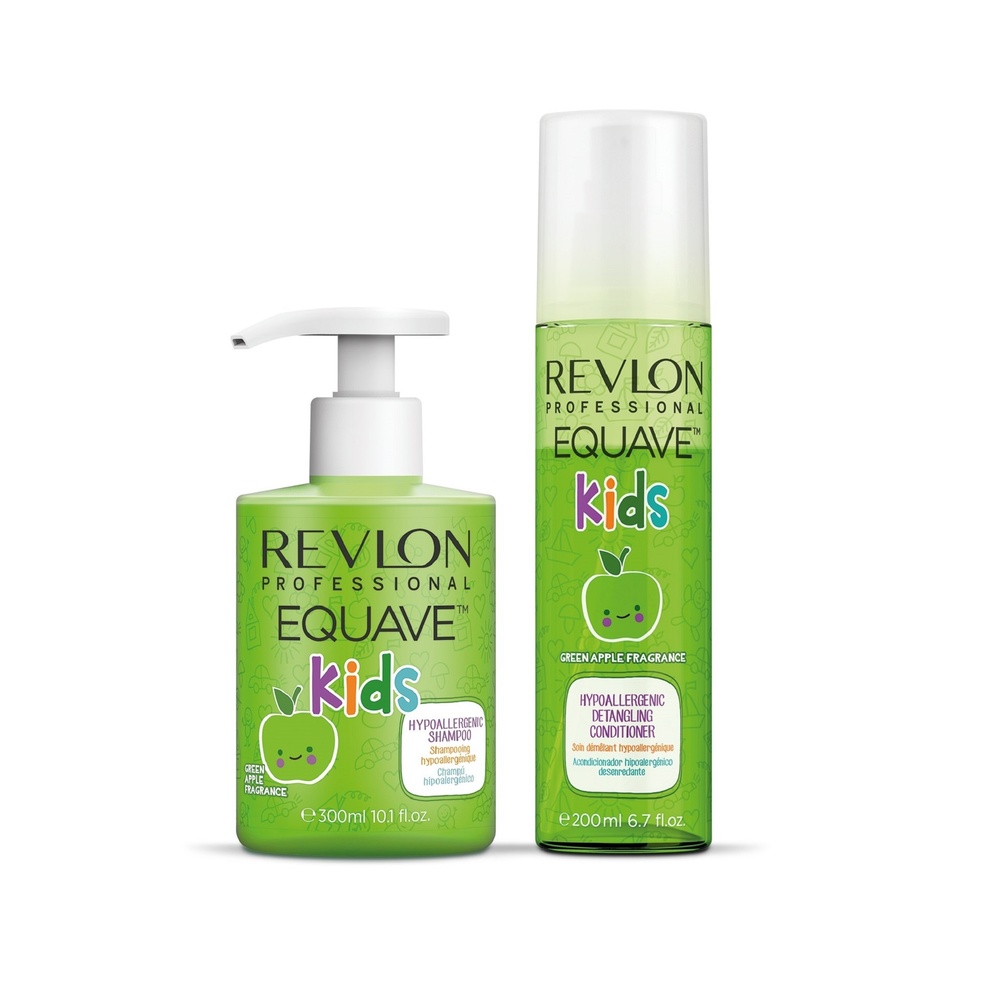 REVLON PROFESSIONAL EQUAVE™ Kids Apple Shampoing doux démêlant Shampoing doux enfant