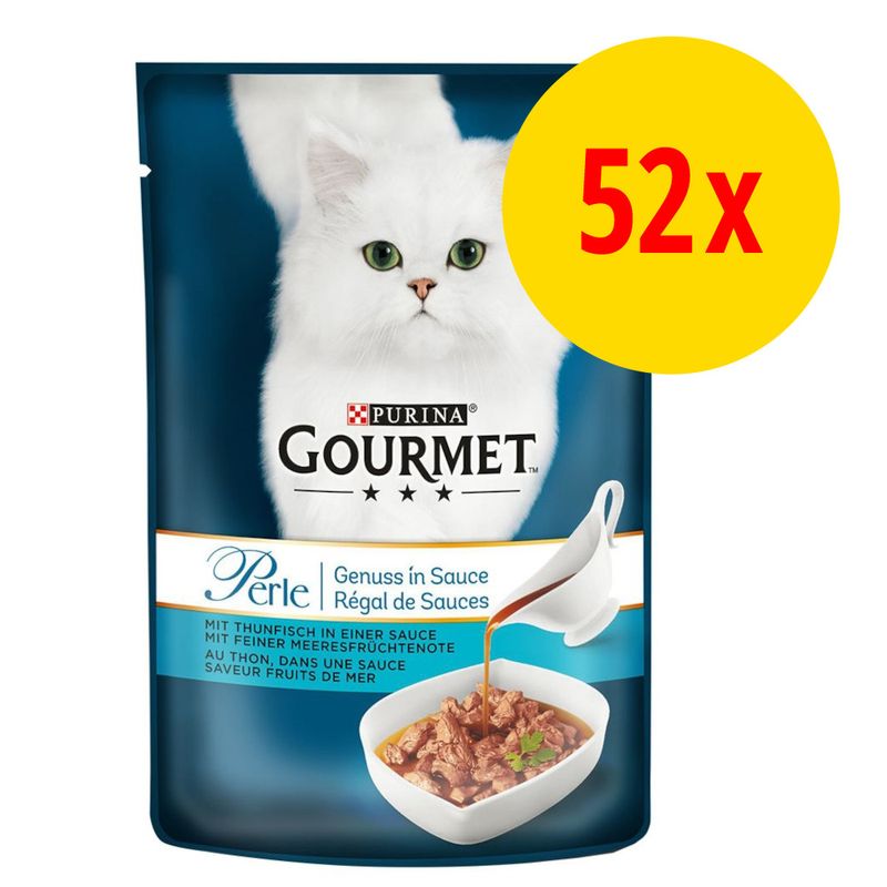 Sparpaket Gourmet Perle Genuss in Soße 52 x 85 g