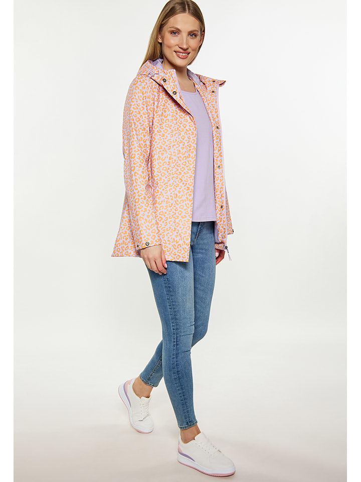 Schmuddelwedda Regenjacke in Lila/ Orange günstig kaufen