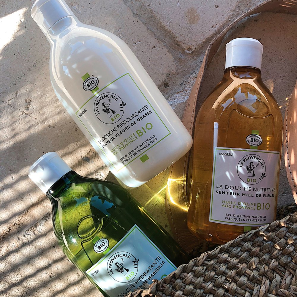 La Provençale La Douche Ressourçante Senteur Fleurs de Grasse Gel Douche Bio