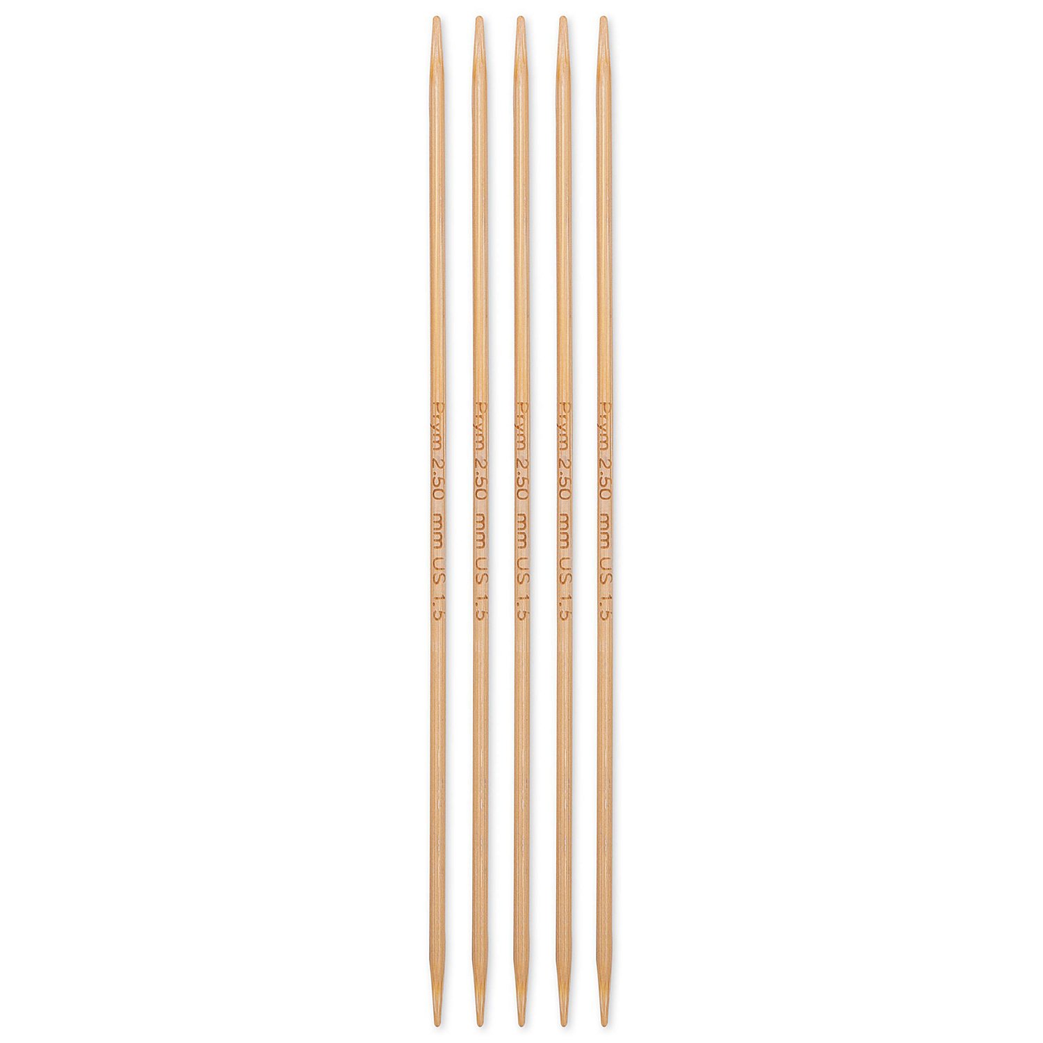 Prym Strumpfstricknadeln, Bambus, 15 cm