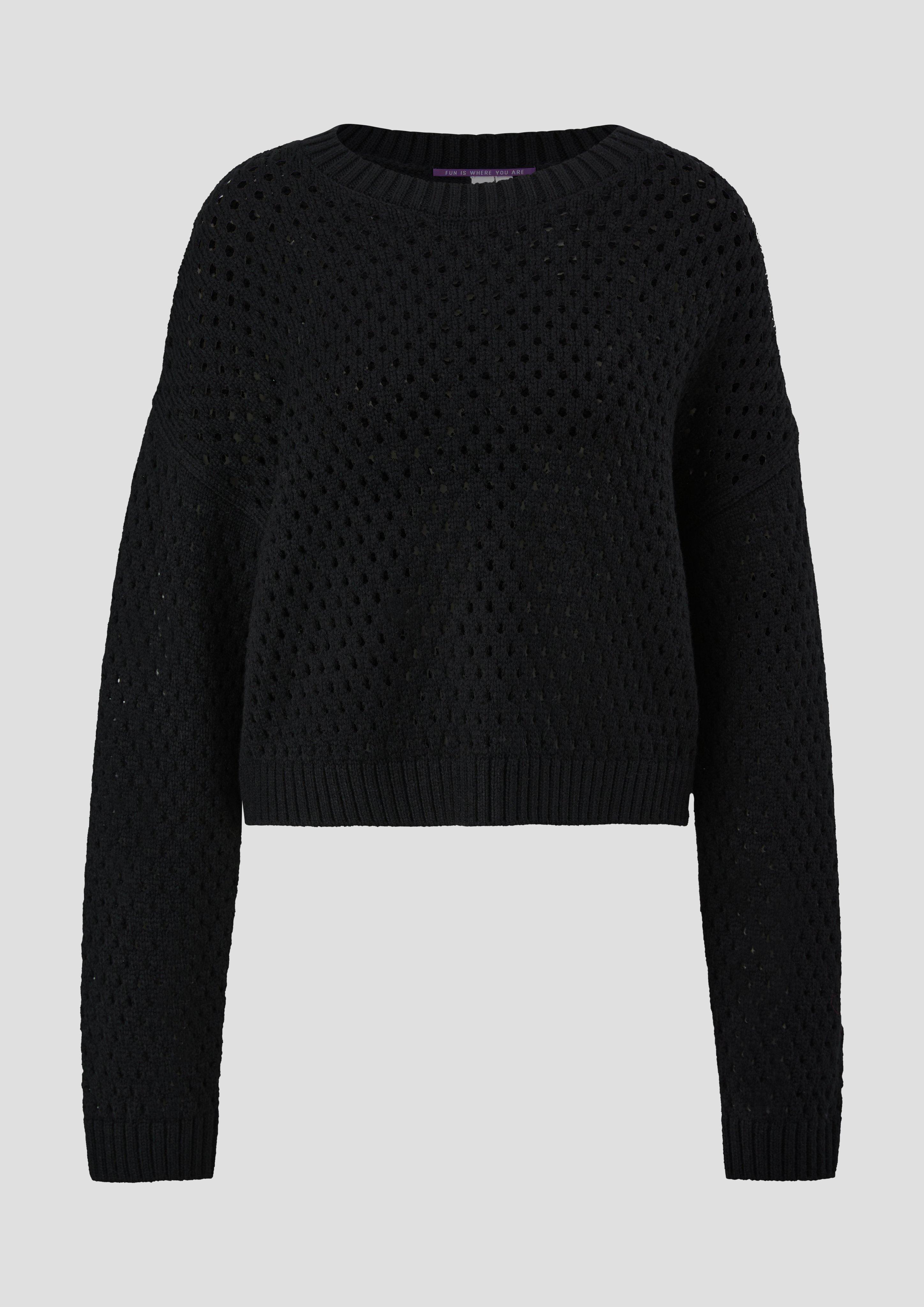Strickpullover mit Lochmuster  2134860-9999