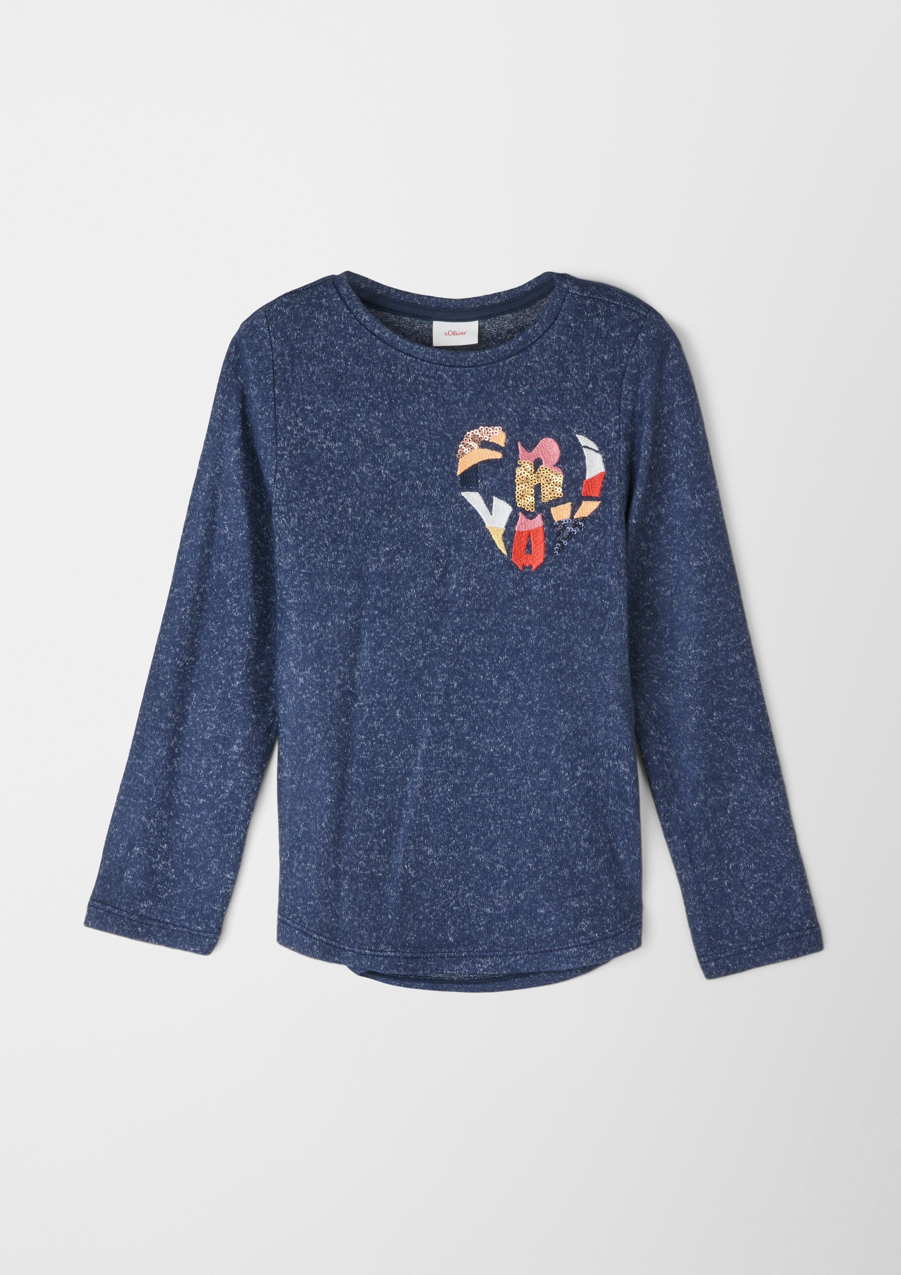 Longsleeve mit Pailletten  2119330-59W4