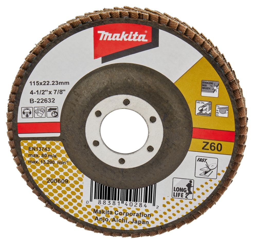 Makita Tilbehør B-22632 Lamellskive 115mm Z60