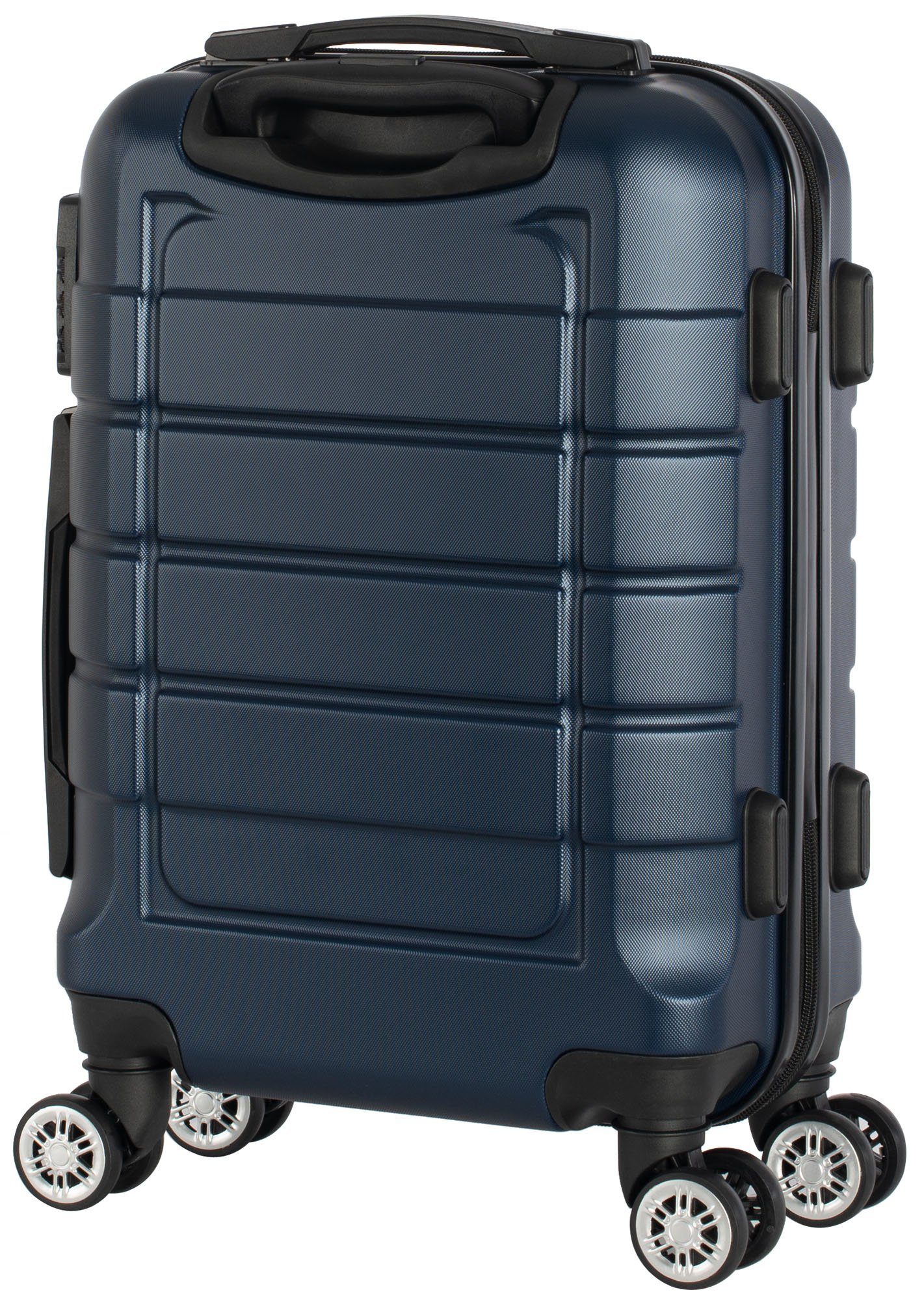 Cahoon Handgepäck-Trolley Hartschalenkoffer Handgepäck Koffer / Reisekoffer Bordtrolley 4-Rollen, 4 Rollen