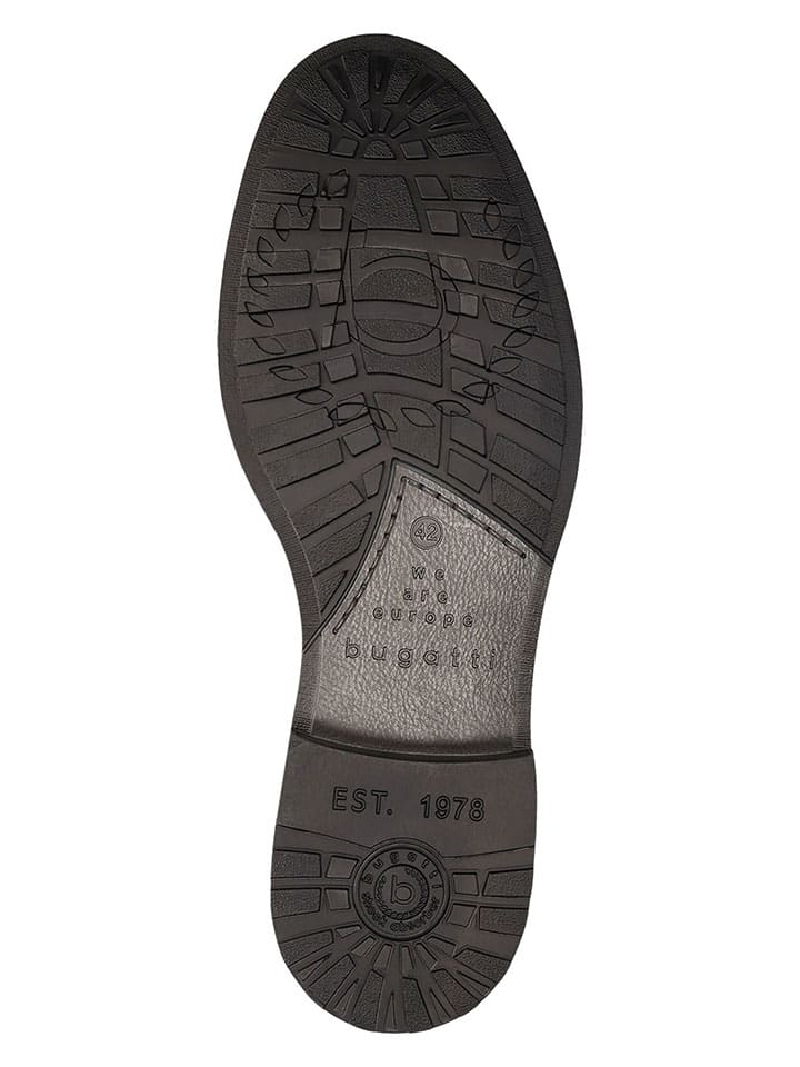 Bugatti Leder-Boots in Anthrazit günstig kaufen