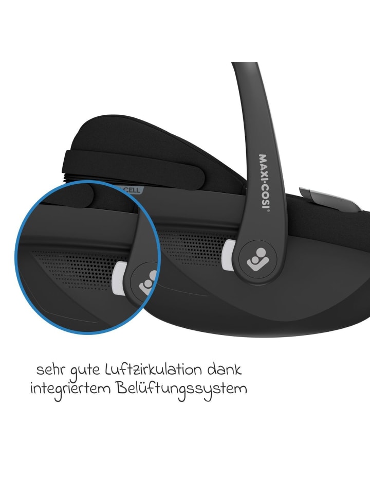 Maxi-Cosi Babyschale Pebble S i-Size ab Geburt - 15 in schwarz günstig kaufen onesize