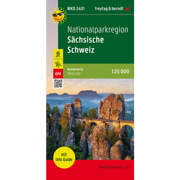 NATIONALPARKREGION SÄCHSISCHE SCHWEIZ, WANDERKARTE 1:25.000 - Wanderkarte