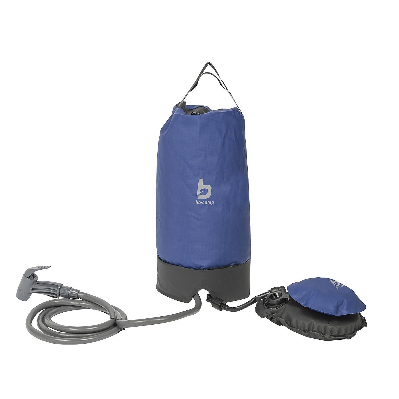 Bo-Camp 11 Liter Solar Campingdusche mit Pumpe