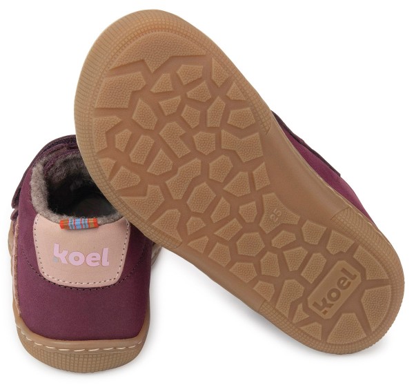 Koel bare ~ David MidCut Klettschuh Wollfleece ~ Pink