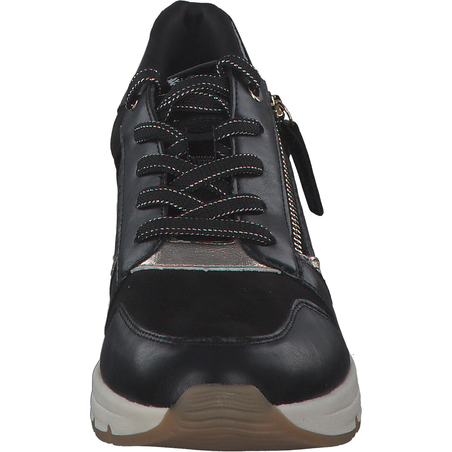 Tamaris 23702, Sneakers Low, Damen, Schwarz
