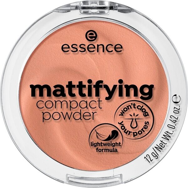 Essence 02 Soft Beige mattító kompakt púder
