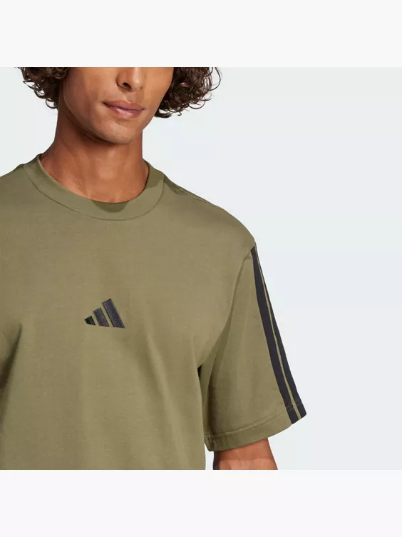 adidas Essentials 3-Streifen Single Jersey T-Shirt