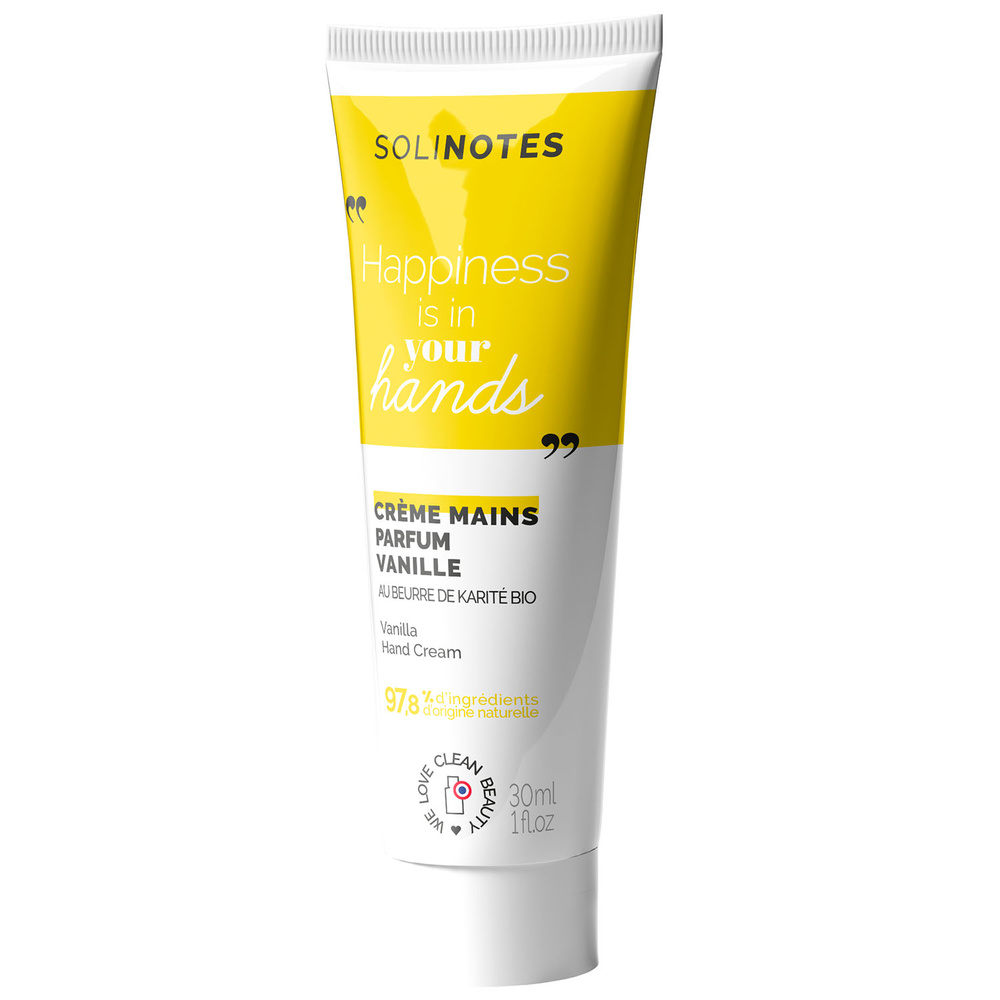 Solinotes Vanille Crème Mains 30ml Crème mains