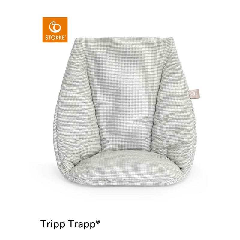 Coussin gris OCS coton biologique pour Babyset de la chaise haute Tripp Trapp Stokke