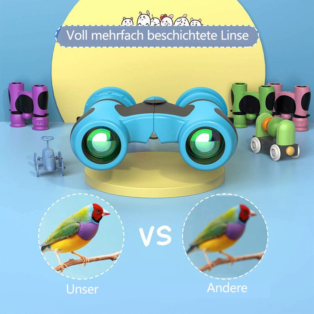 SOTOR Mini Fernglas Kinder, Spielzeug 3-12 Jahre Junge Outdoor Spielzeug Fernglas (Mädchen Jungen Geschenk 3-12 Jahre Weihnachten Geschenke für Junge)