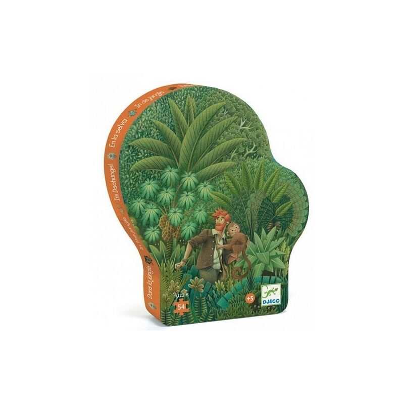 Puzzle silhouette Dans la jungle 54 pièces