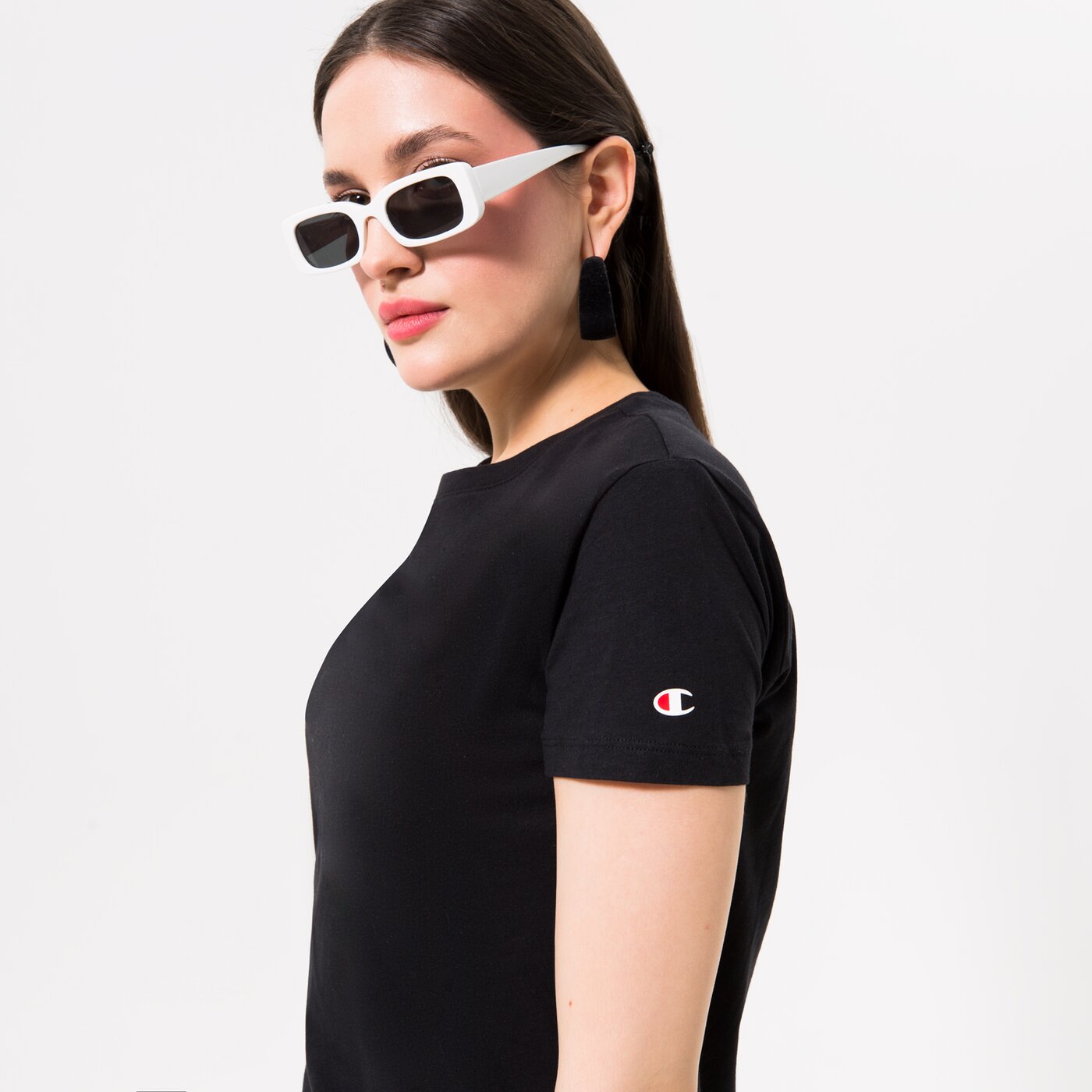 CHAMPION T-SHIRT 2PACK CREW-NECK Schwarz