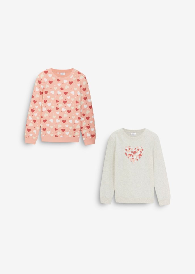 Mädchen Sweatshirt (2er Pack)